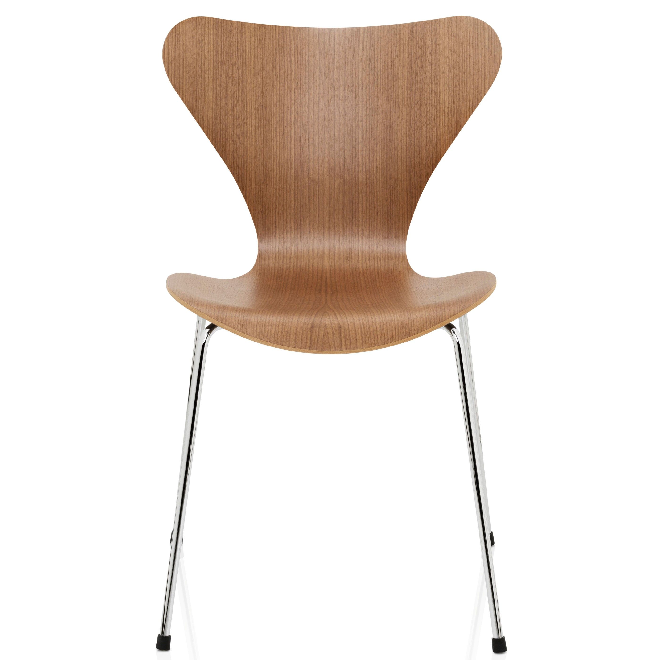 Fruitig bijnaam Bezienswaardigheden bekijken Fritz Hansen Vlinderstoel Series 7 stoel naturel walnootfineer | Flinders