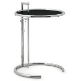 11168 Adjustable Table E 1027 bijzettafel Ø52 zwart blad metaal