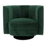 5777 Flower fauteuil draaifauteuil groen