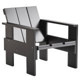 1862 Crate fauteuil black