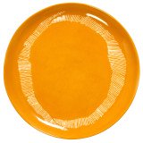 28066 Feast by Ottolenghi dinerbord Ø22.5 yellow stripes white