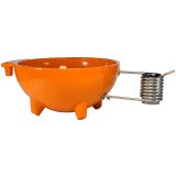 8025 Dutchtub Original hottub houtgestookt oranje