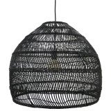 5604 Wicker hanglamp medium zwart