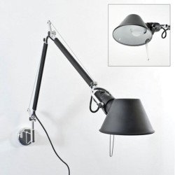 142 Tolomeo Mini Parete wandlamp retrofit zwart