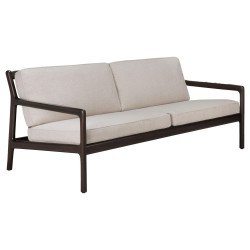 28544 Jack 2-zits bank mahonie donkerbruin