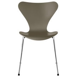 5070 Vlinderstoel stoel chroom, lacquered olive green