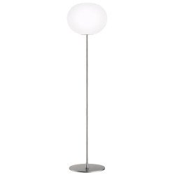 148 Glo-Ball F3 vloerlamp zilver