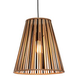 30126 Merapi hanglamp cone Ø40 large naturel/zwart