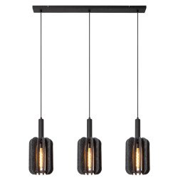 11440 Rafal cluster 3 hanglamp lineair grijs