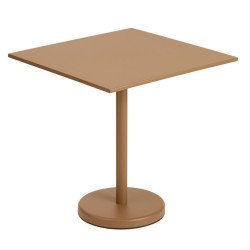 152 Linear Steel tuintafel 70x70x73 Burnt Orange