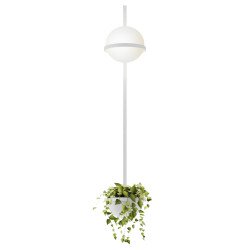 3040 Palma 3714 wandlamp LED met plantenbak wit