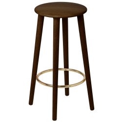 28351 The Socialite Counter barkruk H68 donker eiken