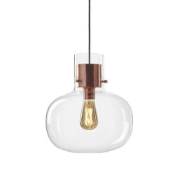 Brokis Awa hanglamp medium transparant - koper