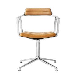 Vipp452 bureaustoel zonder wielen sand | Flinders