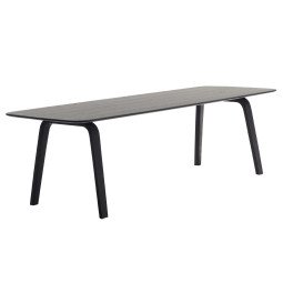 Essential Wood tafel 180x90 zwart eiken