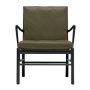 OW149 Colonial Chair fauteuil zwart eiken loke 7240