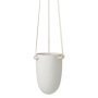 Speckle bloempot hangend small Off-white