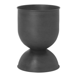 2193 Hourglass plantenbak small black