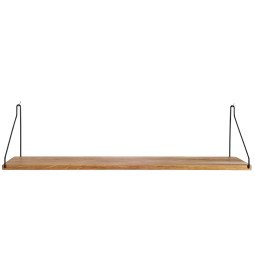 5310 Shelf wandplank 80x20 naturel/zwart