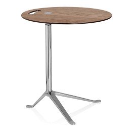 Little Friend verstelbare bijzettafel met fineer tafelblad eiken 45