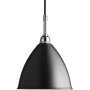 Bestlite BL9 hanglamp small chroom/zwart