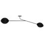 Satellite wandlamp zwart