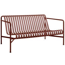 1862 Palissade Lounge tuinbank iron red