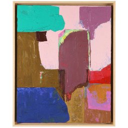 Abstract Multicolor schilderij 43x53