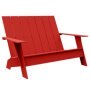 Adirondack 2-zits tuinbank apple red
