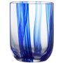 Stripe glas 39cl blue stripes