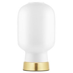 Amp Table Lamp Brass tafellamp Wit