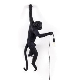 Monkey Hanging Outdoor wandlamp zwart links