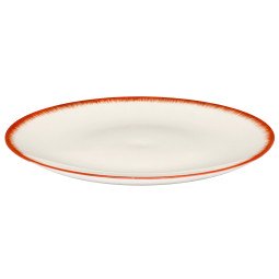 28066 Dé tableware by Ann Demeulemeester dinerbord Ø28 white/red 2