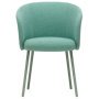 Mikado Arm Chair stoel mint onderstel  Pale Blue