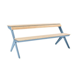 Tablebench tuintafel 167 blauw