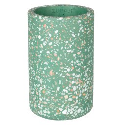 Fajen Terrazzo vaas groen