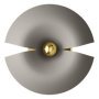 Cycnus wandlamp 30 taupe/goud
