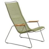 Click Lounge Chair fauteuil olive green