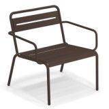 Star aluminium fauteuil indian brown