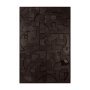 Bricks wanddecoratie 90x60 zwart