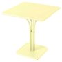 Luxembourg tuintafel massief blad 71x71 frosted lemon