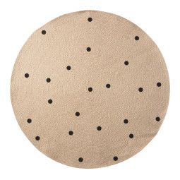 Black Dots vloerkleed 100