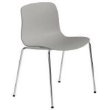 About a Chair AAC16 stoel met chroom onderstel Concrete Grey