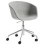About a Chair AAC53 bureaustoel, onderstel gepolijst aluminium, Hallingdal 130