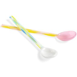 Glass Spoons Flat lepels set van 2