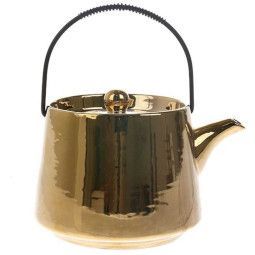 Bold and Basic theepot goud