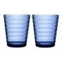 Aino Aalto glazen 22cl set van 2 ultramarijnblauw