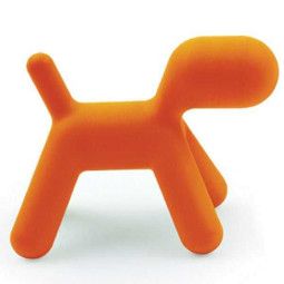 Puppy kinderstoel large oranje