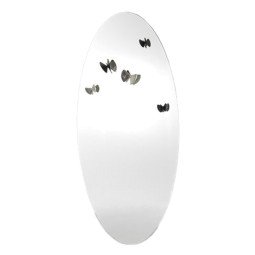 Bice spiegel met vlinders mix ovaal