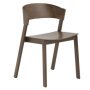 Cover Side Chair Eetkamerstoel stained dark brown